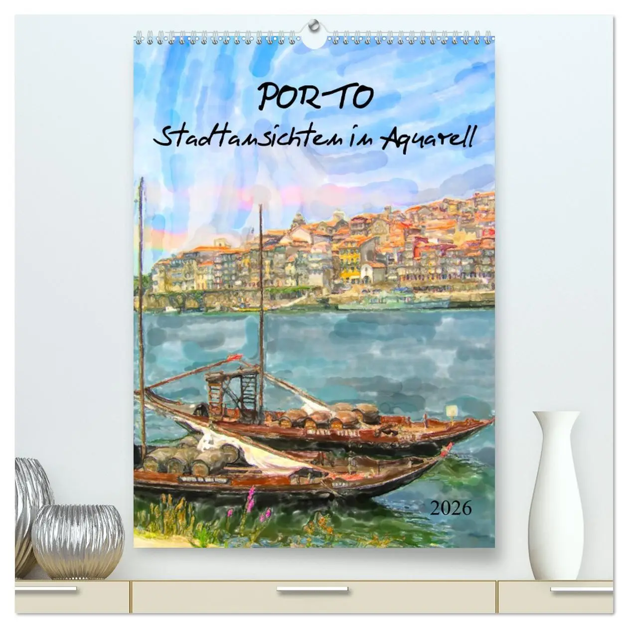 Cover: 9783516378450 | Porto - Stadtansichten in Aquarell (hochwertiger Premium...