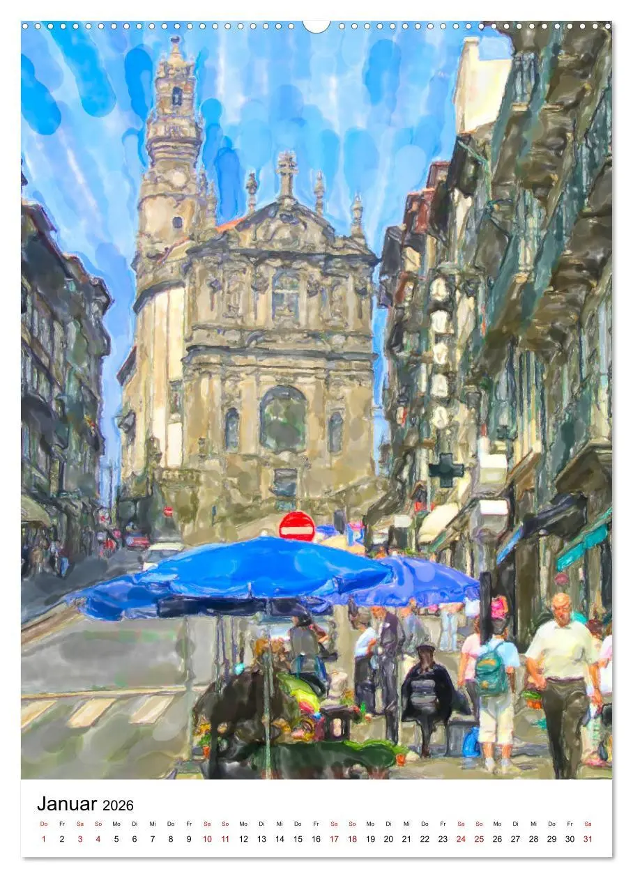 Bild: 9783516378450 | Porto - Stadtansichten in Aquarell (hochwertiger Premium...