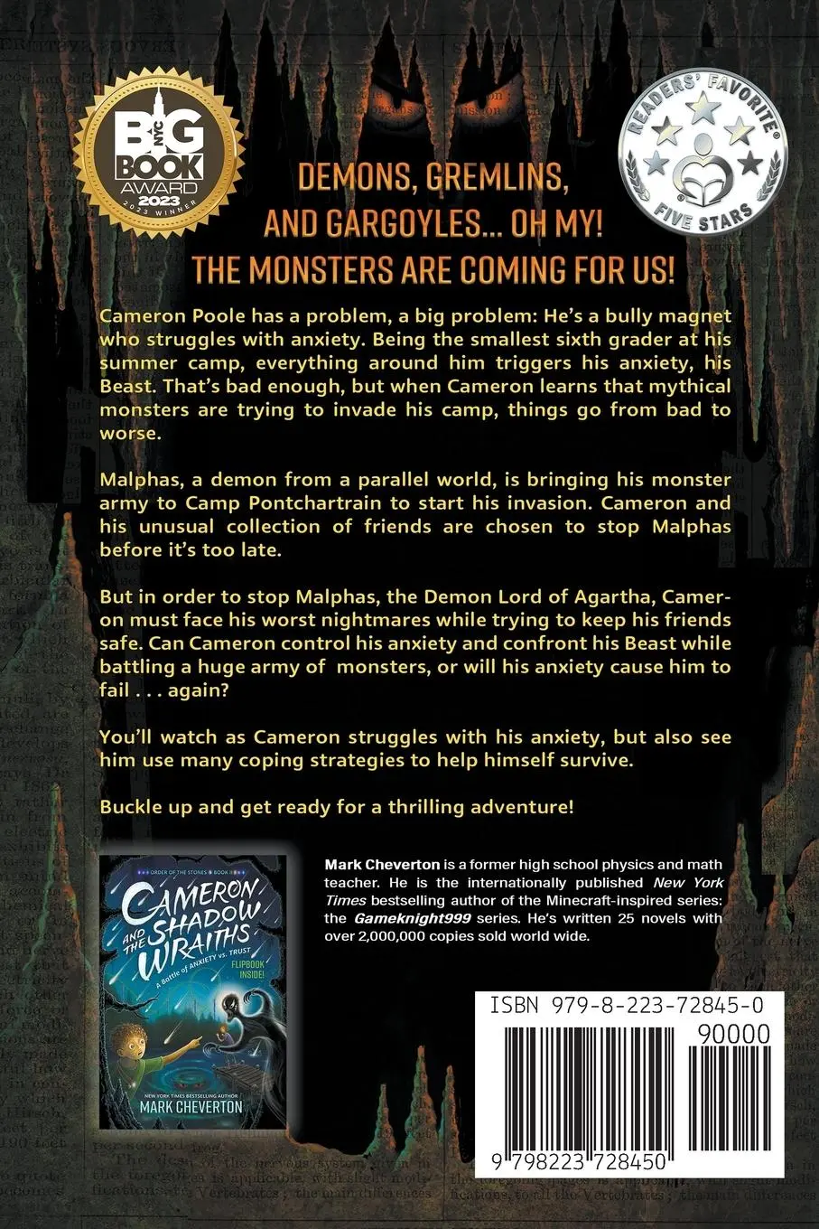 Rückseite: 9798223728450 | Facing the Beast Within | The Anxiety of Cameron Poole | Cheverton