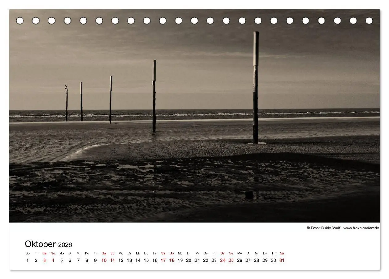 Bild: 9783457898550 | Sankt Peter-Ording. Ein Traum an der Nordsee (Tischkalender 2026...