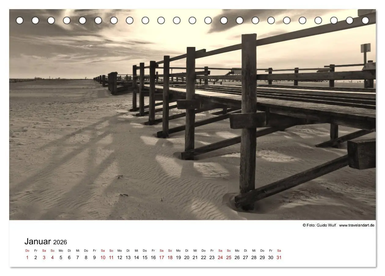 Bild: 9783457898550 | Sankt Peter-Ording. Ein Traum an der Nordsee (Tischkalender 2026...
