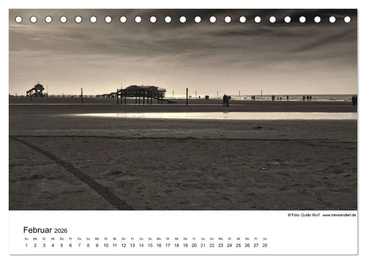 Bild: 9783457898550 | Sankt Peter-Ording. Ein Traum an der Nordsee (Tischkalender 2026...