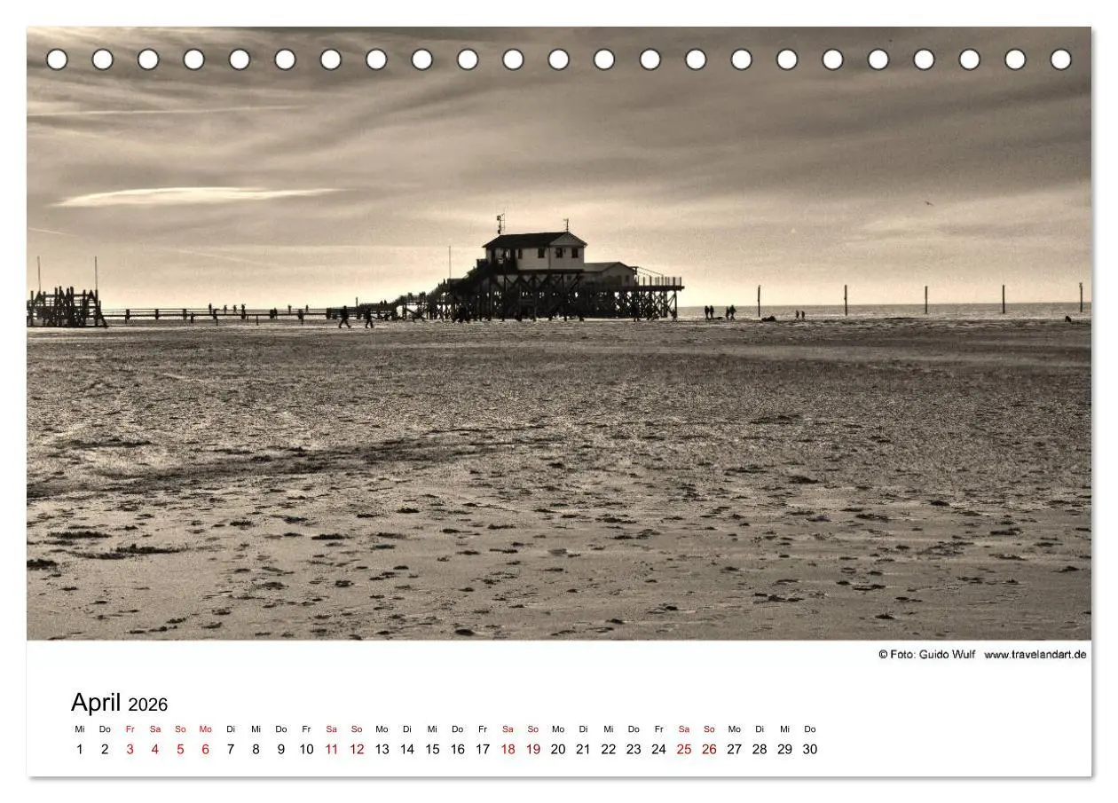 Bild: 9783457898550 | Sankt Peter-Ording. Ein Traum an der Nordsee (Tischkalender 2026...