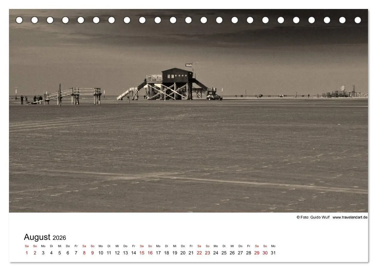 Bild: 9783457898550 | Sankt Peter-Ording. Ein Traum an der Nordsee (Tischkalender 2026...