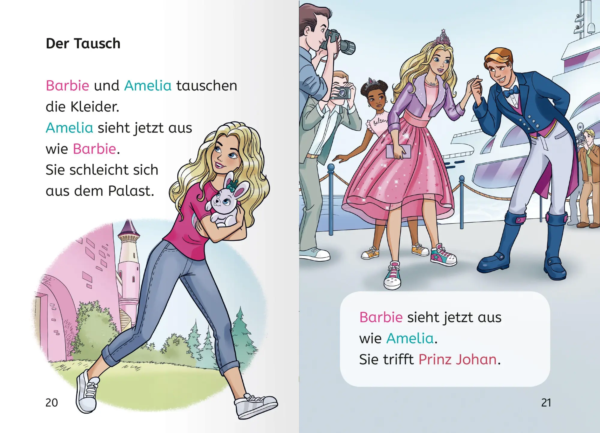 Bild: 9783473498550 | Barbie Princess Adventure: Prinzessin für einen Tag - Erstlesebuch...