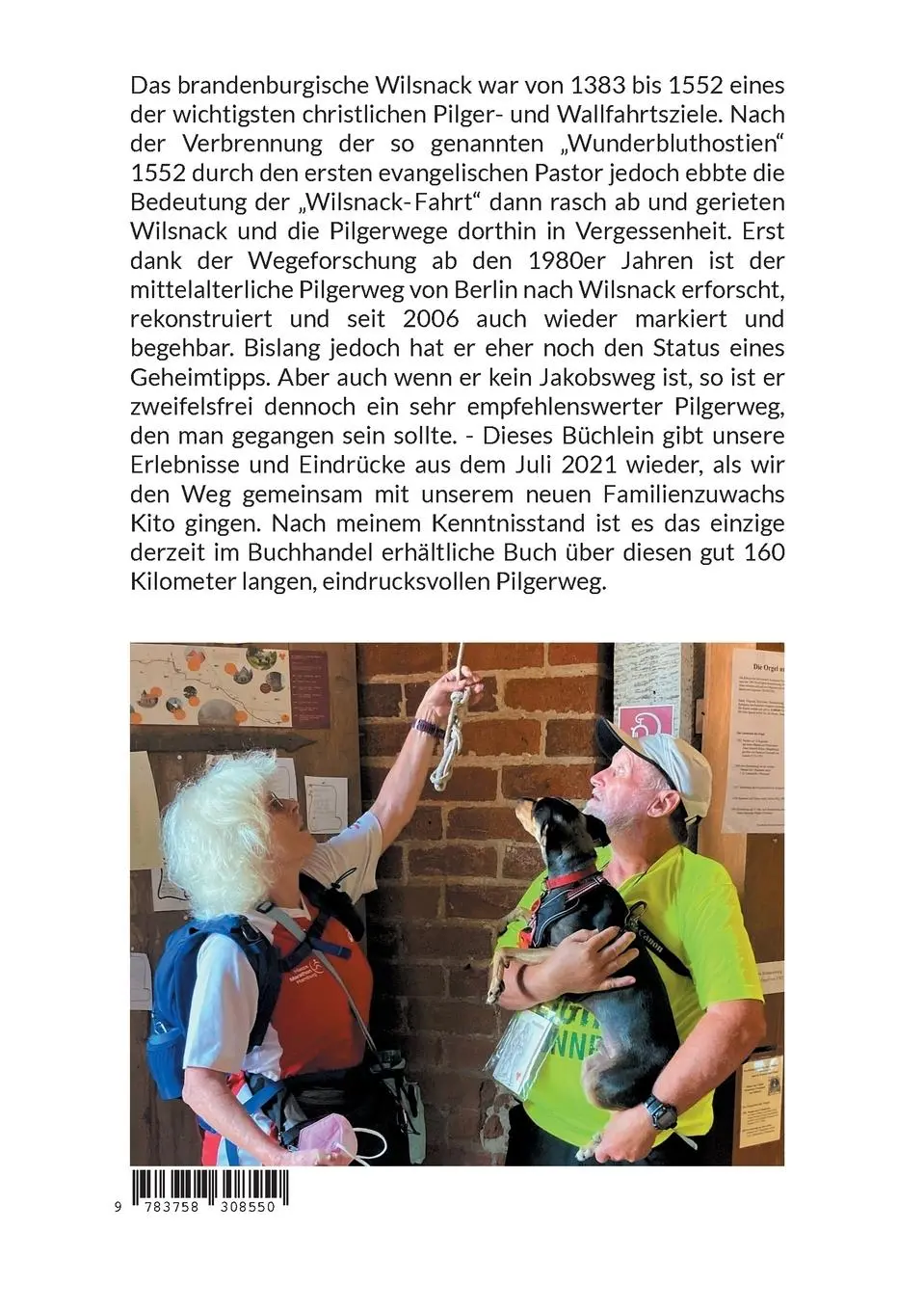 Rückseite: 9783758308550 | Mittelalterlicher Pilgerweg von Berlin nach Wilsnack | Hottas | Buch
