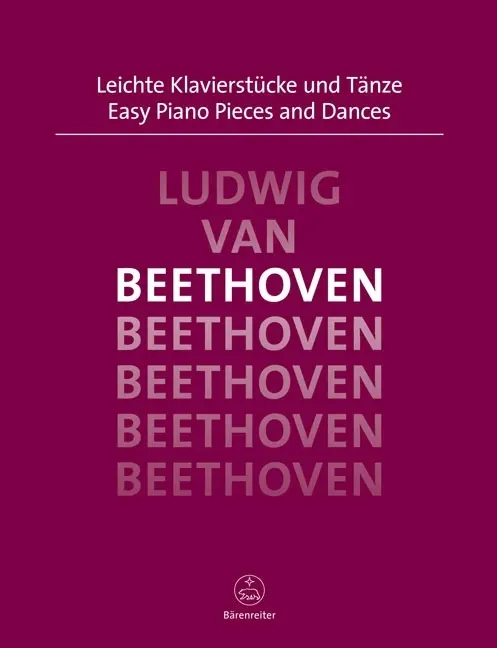 Cover: 9790006498550 | Leichte Klavierstücke und Tänze | Ludwig van Beethoven | Broschüre