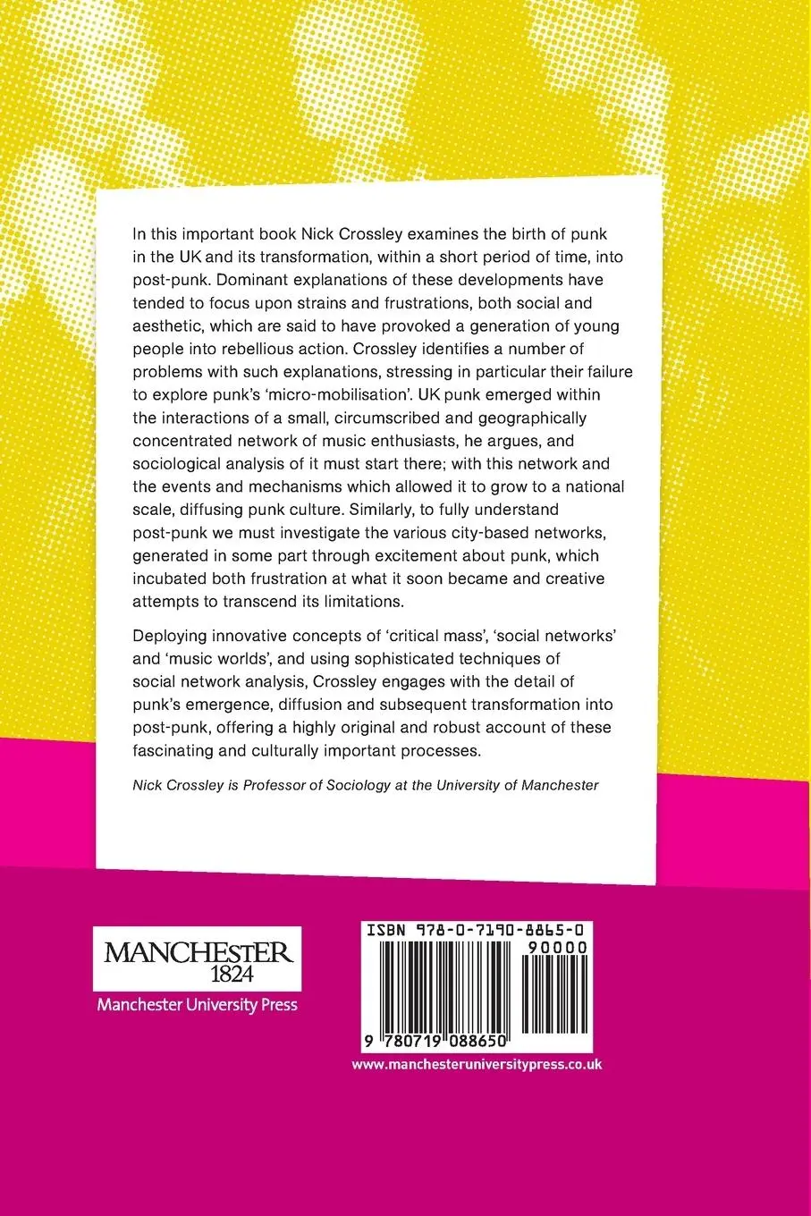 Rückseite: 9780719088650 | Networks of sound, style and subversion | Nick Crossley | Taschenbuch