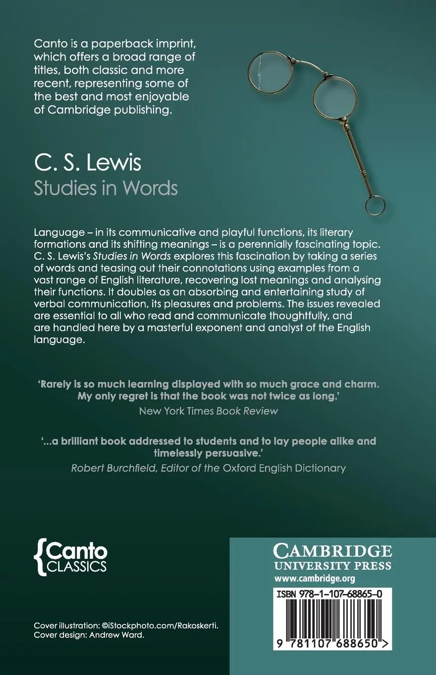Rückseite: 9781107688650 | Studies in Words | C. S. Lewis | Taschenbuch | Englisch | 2019