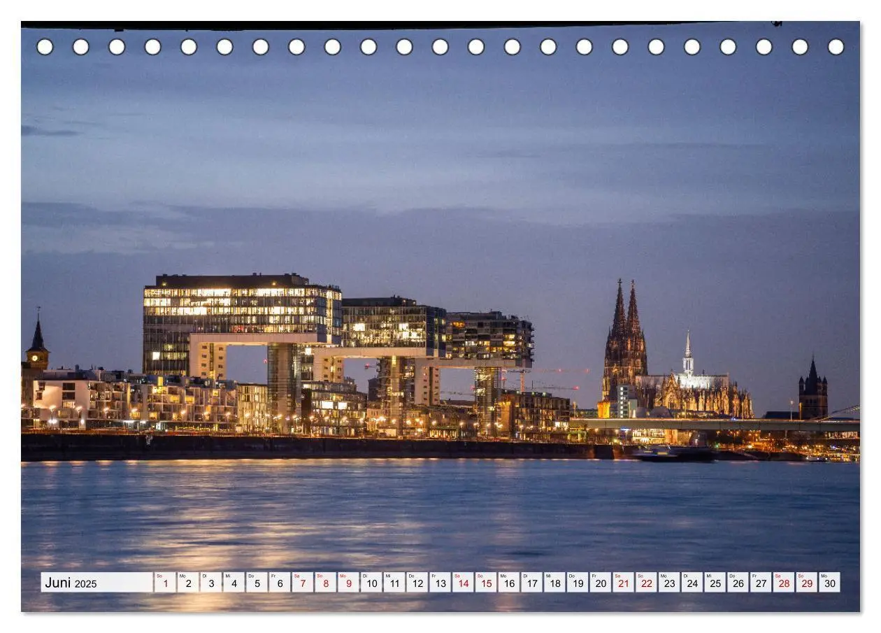 Bild: 9783383848650 | Cologne - Köln (Tischkalender 2025 DIN A5 quer), CALVENDO...