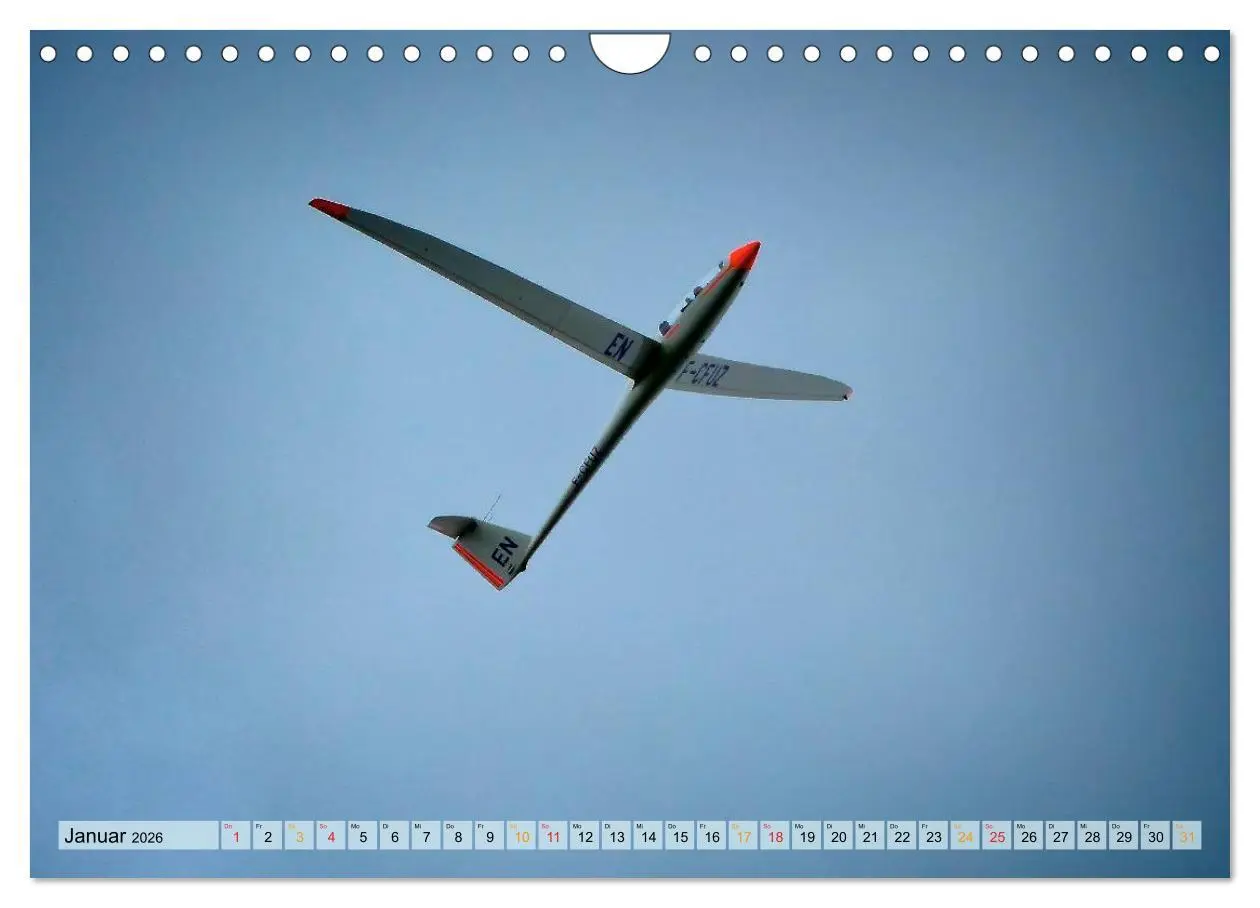 Bild: 9783516048650 | Segelfliegen - wie ein Vogel (Wandkalender 2026 DIN A4 quer),...