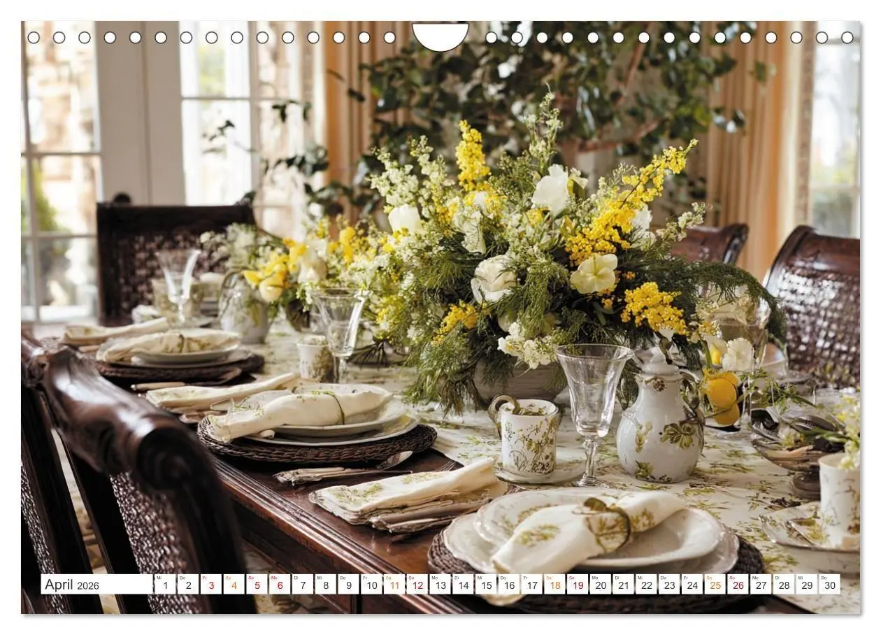 Bild: 9783516738650 | Kulinarische Eleganz (Wandkalender 2026 DIN A4 quer), CALVENDO...