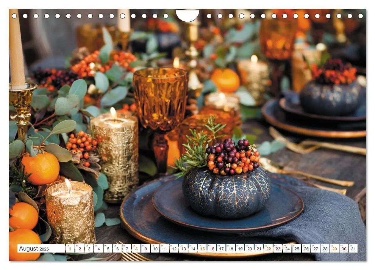 Bild: 9783516738650 | Kulinarische Eleganz (Wandkalender 2026 DIN A4 quer), CALVENDO...