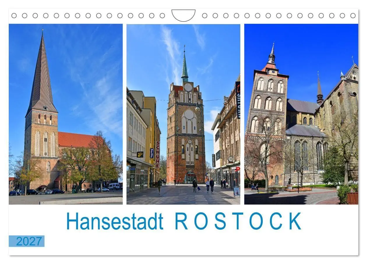 Cover: 9783569518650 | Hansestadt ROSTOCK, das Tor zur Ostsee (Wandkalender 2027 DIN A4...