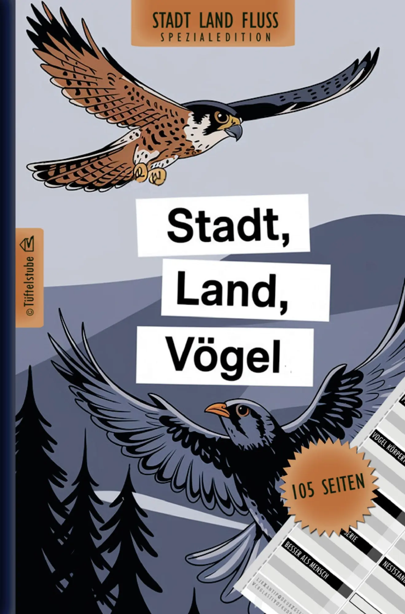 Cover: 9783693198650 | Stadt, Land, Vögel - 105 Seiten - Stadt-Land-Fluss-Spezialedition...