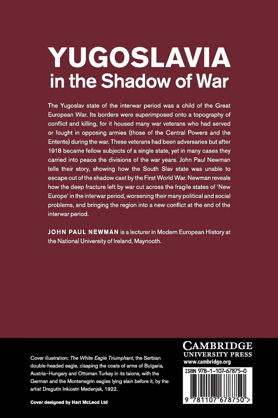 Rückseite: 9781107678750 | Yugoslavia in the Shadow of War | John Paul Newman | Taschenbuch
