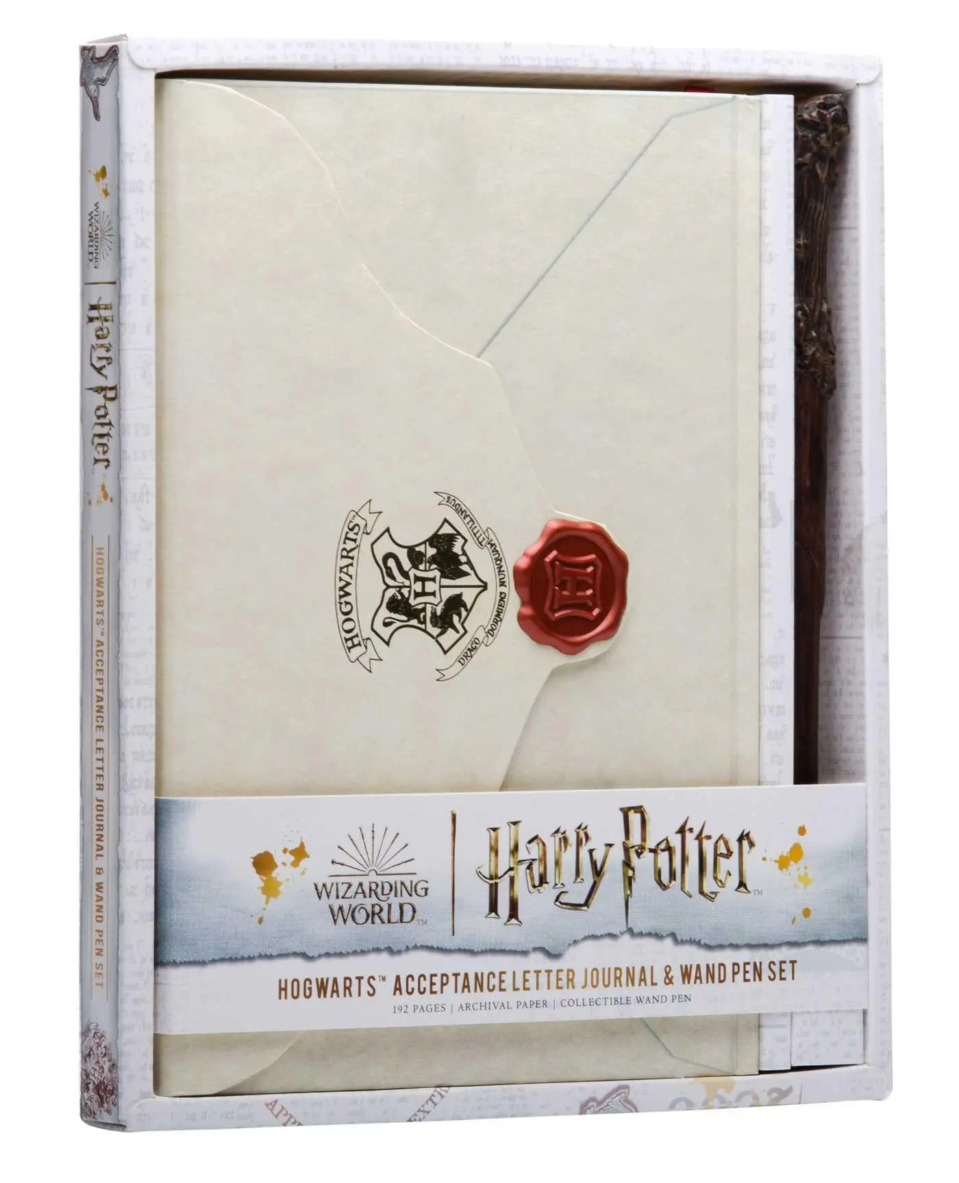 Cover: 9781647228750 | Harry Potter: Hogwarts Acceptance Letter Journal and Wand Pen Set