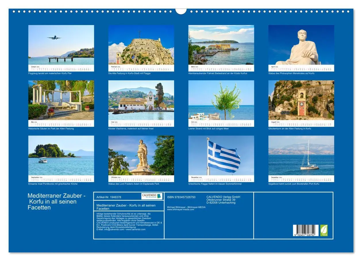 Bild: 9783457328750 | Mediterraner Zauber - Korfu in all seinen Facetten (Wandkalender...