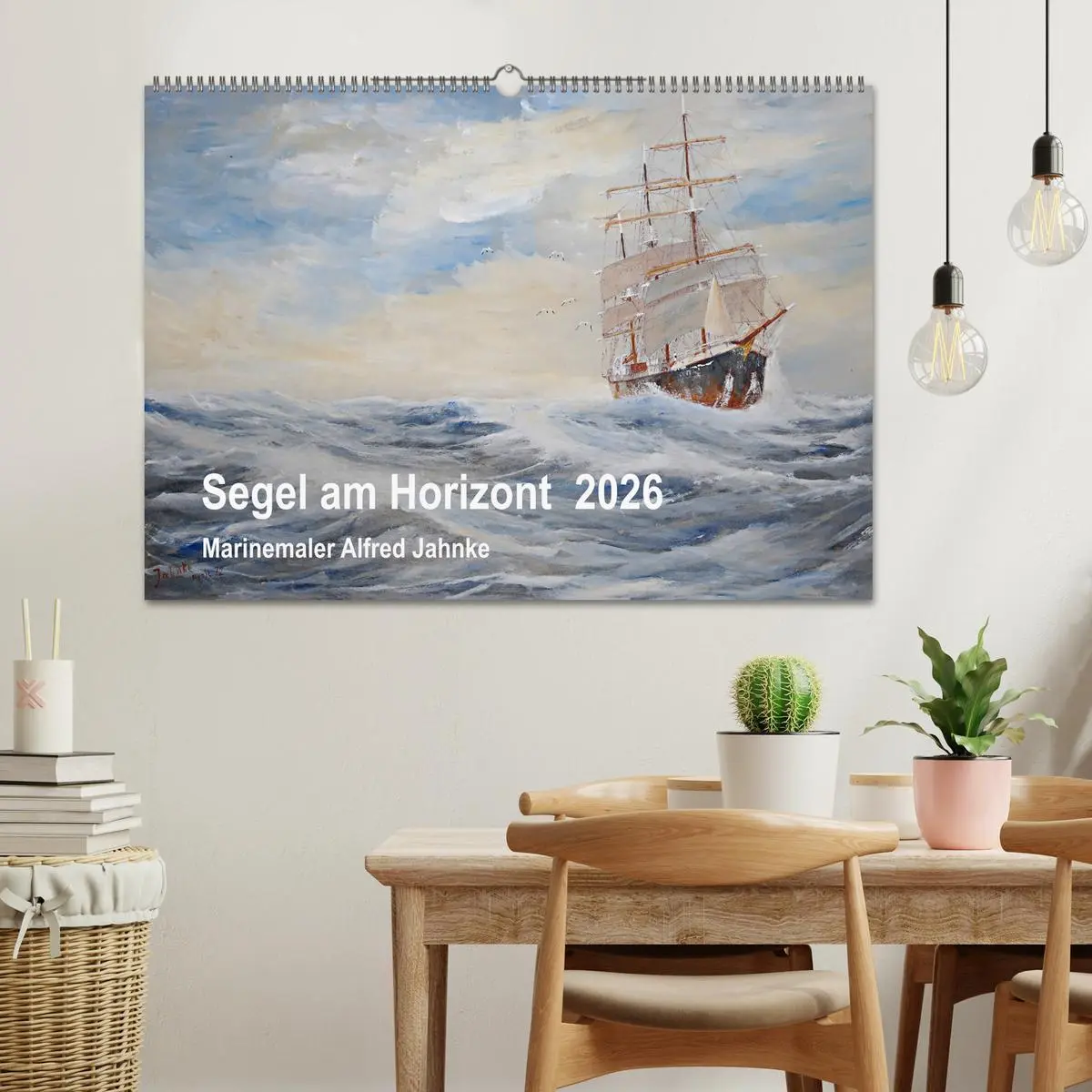 Bild: 9783457878750 | Segel am Horizont - Marinemaler Alfred Jahnke (Wandkalender 2026...