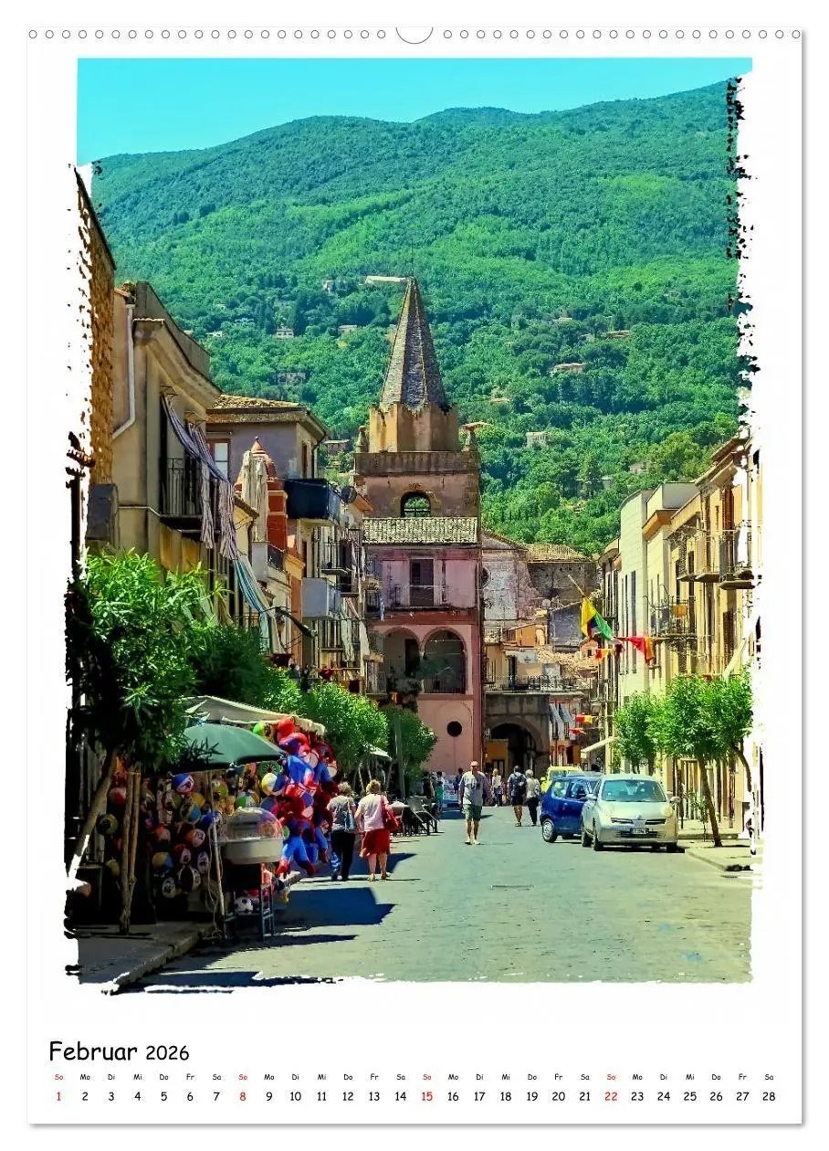 Bild: 9783516278750 | Dorfleben auf Sizilien (hochwertiger Premium Wandkalender 2026 DIN...