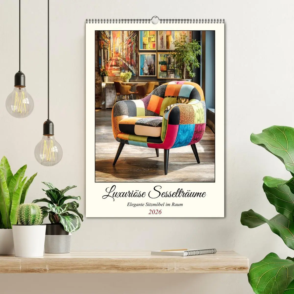 Bild: 9783516728750 | Luxuriöse Sesselträume. Elegante Sitzmöbel im Raum (Wandkalender...
