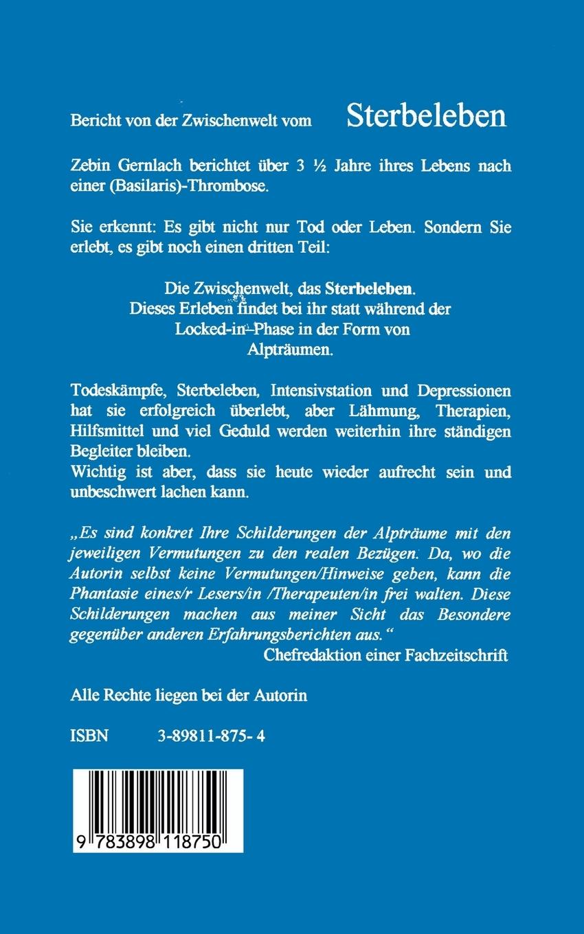 Rückseite: 9783898118750 | "War ich nicht tot genug?" | Zebin Gernlach | Taschenbuch | 184 S.