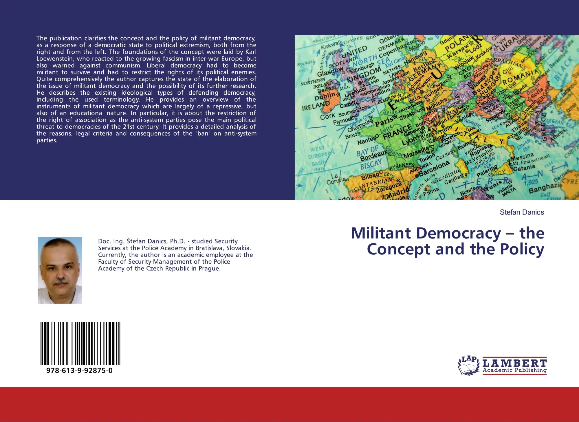 Cover: 9786139928750 | Militant Democracy ¿ the Concept and the Policy | Stefan Danics | Buch