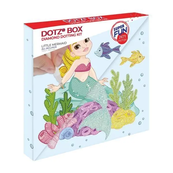 Cover: 4895225918850 | Diamond Dotz Kleine Meerjungfrau | Kit (Bastelset) | 2591885 | Deutsch