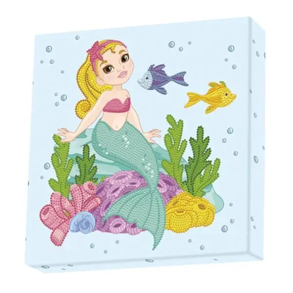 Bild: 4895225918850 | Diamond Dotz Kleine Meerjungfrau | Kit (Bastelset) | 2591885 | Deutsch