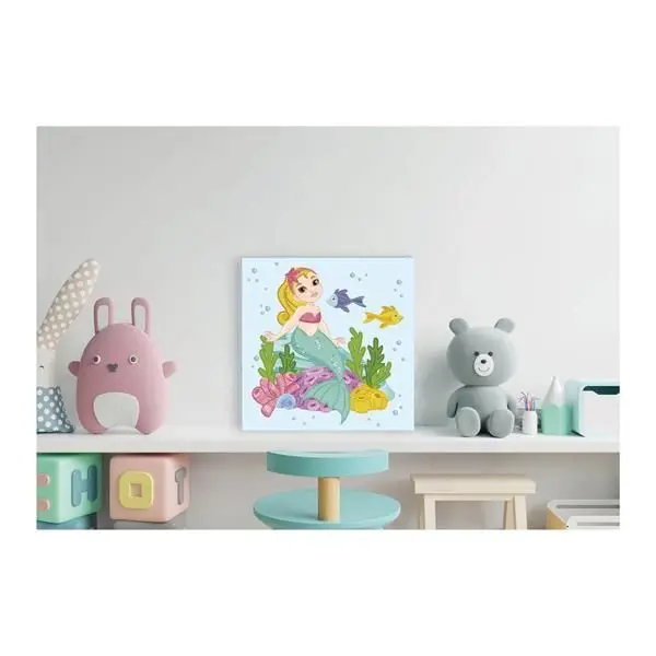 Bild: 4895225918850 | Diamond Dotz Kleine Meerjungfrau | Kit (Bastelset) | 2591885 | Deutsch