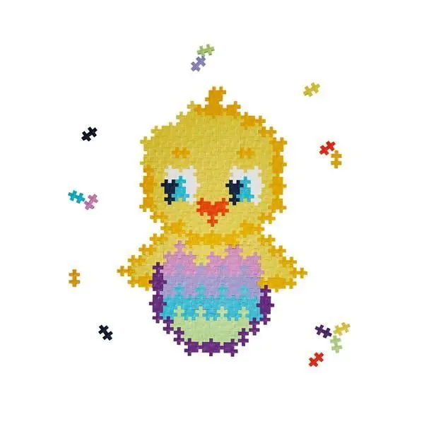 Bild: 5710409108850 | Plus-Plus 250 Kreativ Bausteine Puzzle Küken | 9603964 | 2024
