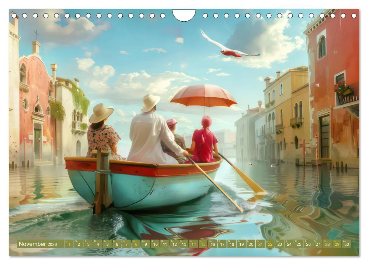 Bild: 9783457318850 | Theatralische surreale Szenen im venezianischen Stil (Wandkalender...