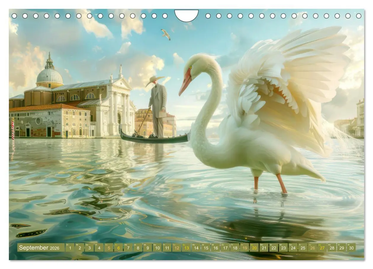Bild: 9783457318850 | Theatralische surreale Szenen im venezianischen Stil (Wandkalender...