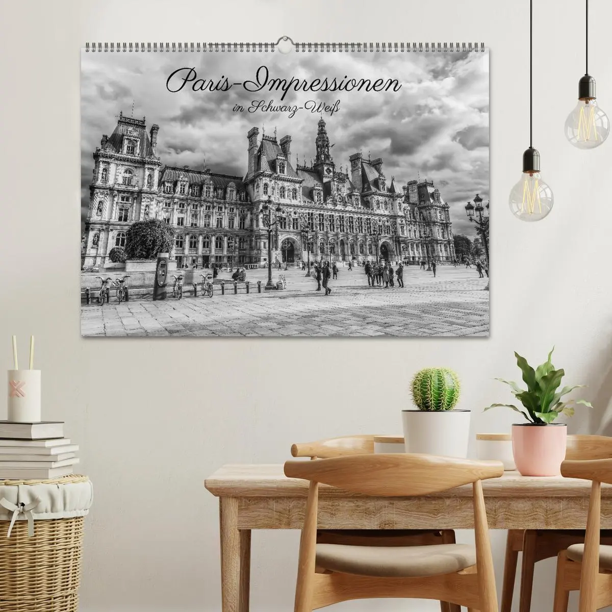 Bild: 9783457938850 | Paris-Impressionen in Schwarz-Weiß (Wandkalender 2026 DIN A2 quer),...
