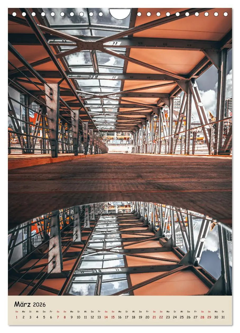 Bild: 9783516338850 | Hamburg Spiegelungen 2026 (Wandkalender 2026 DIN A4 hoch), CALVENDO...
