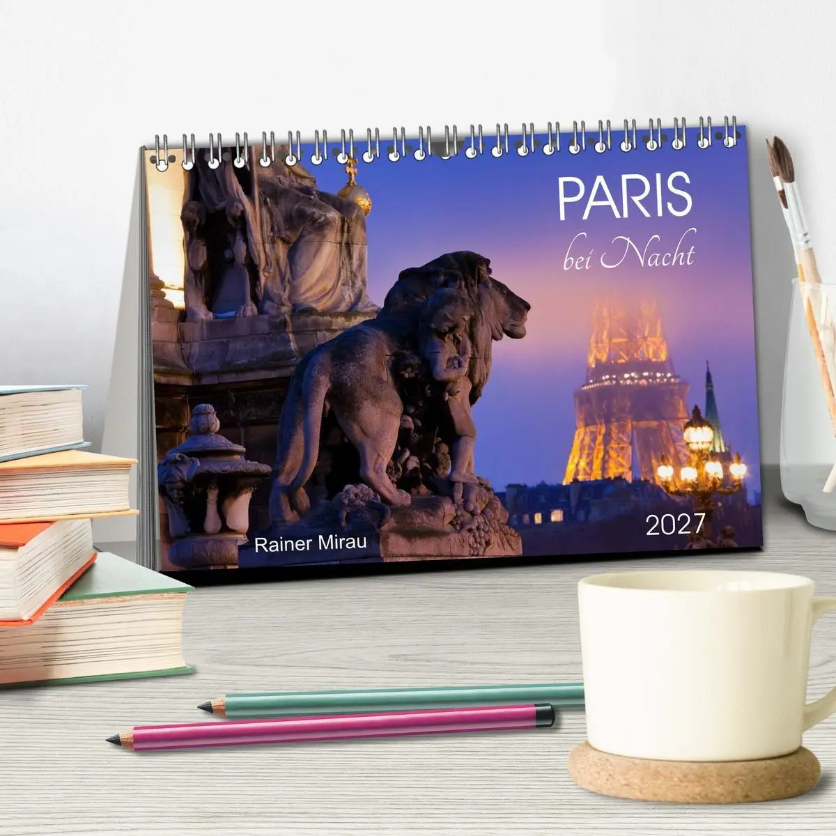Bild: 9783569978850 | Paris bei Nacht 2027 (Tischkalender 2027 DIN A5 quer), CALVENDO...