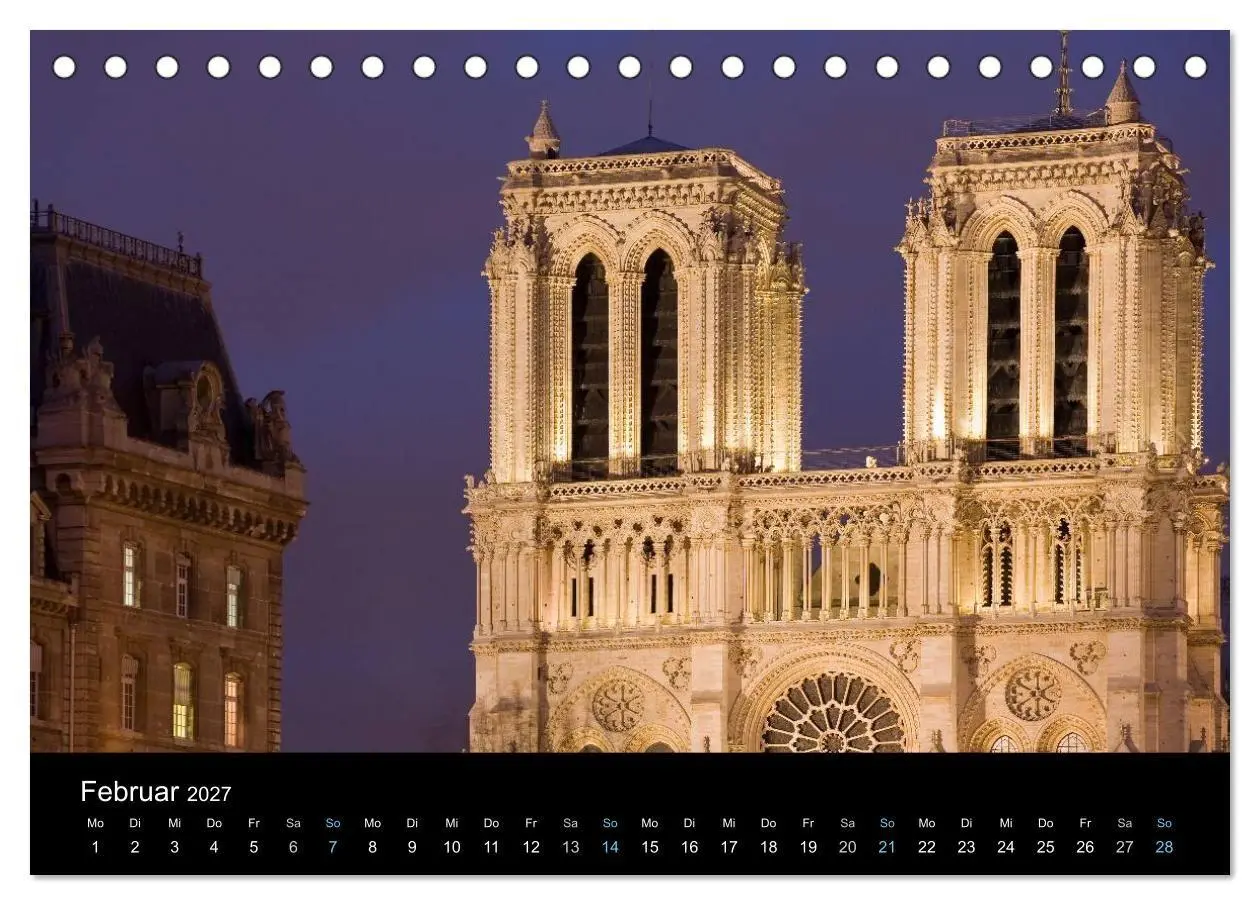 Bild: 9783569978850 | Paris bei Nacht 2027 (Tischkalender 2027 DIN A5 quer), CALVENDO...