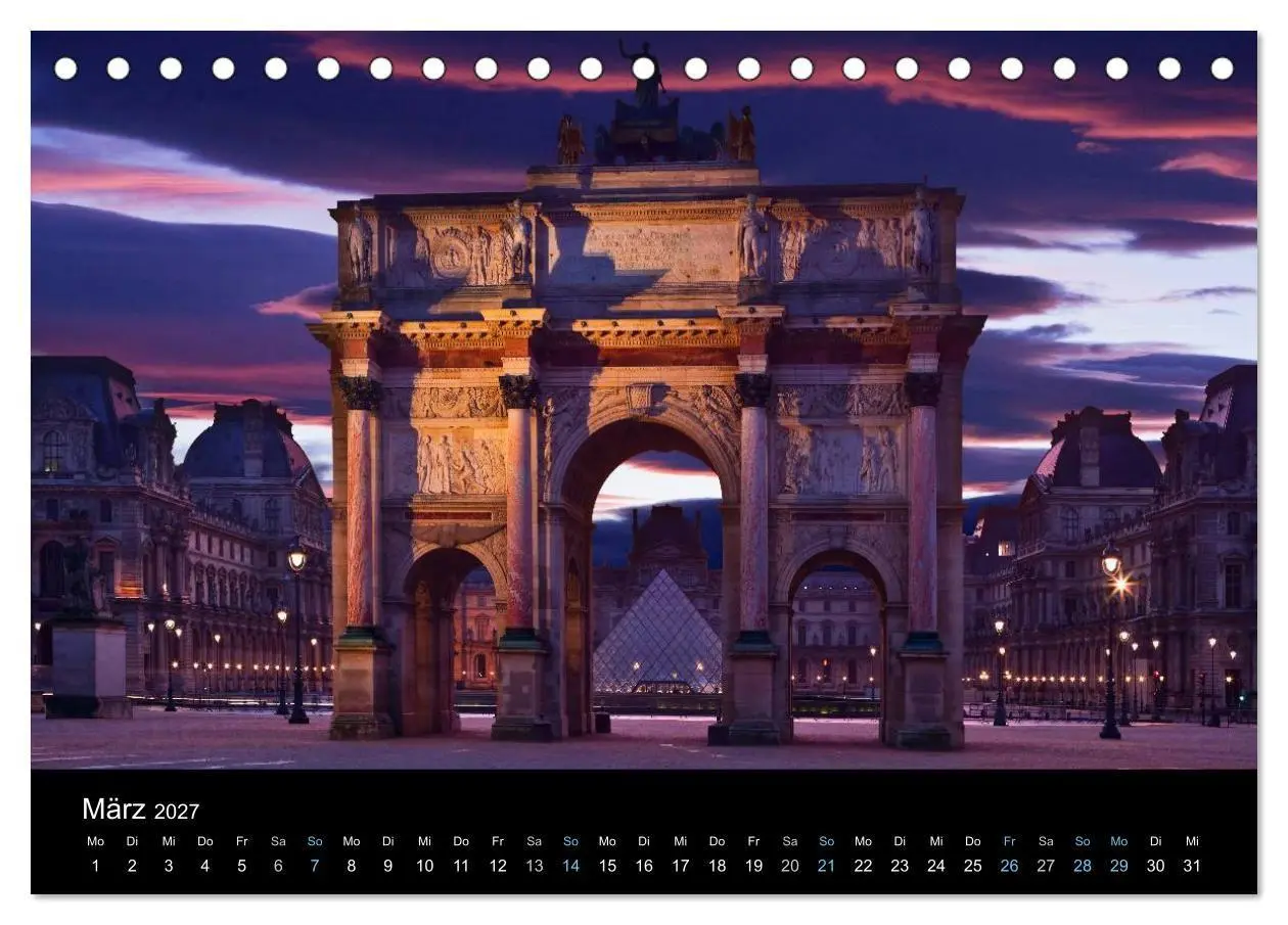 Bild: 9783569978850 | Paris bei Nacht 2027 (Tischkalender 2027 DIN A5 quer), CALVENDO...