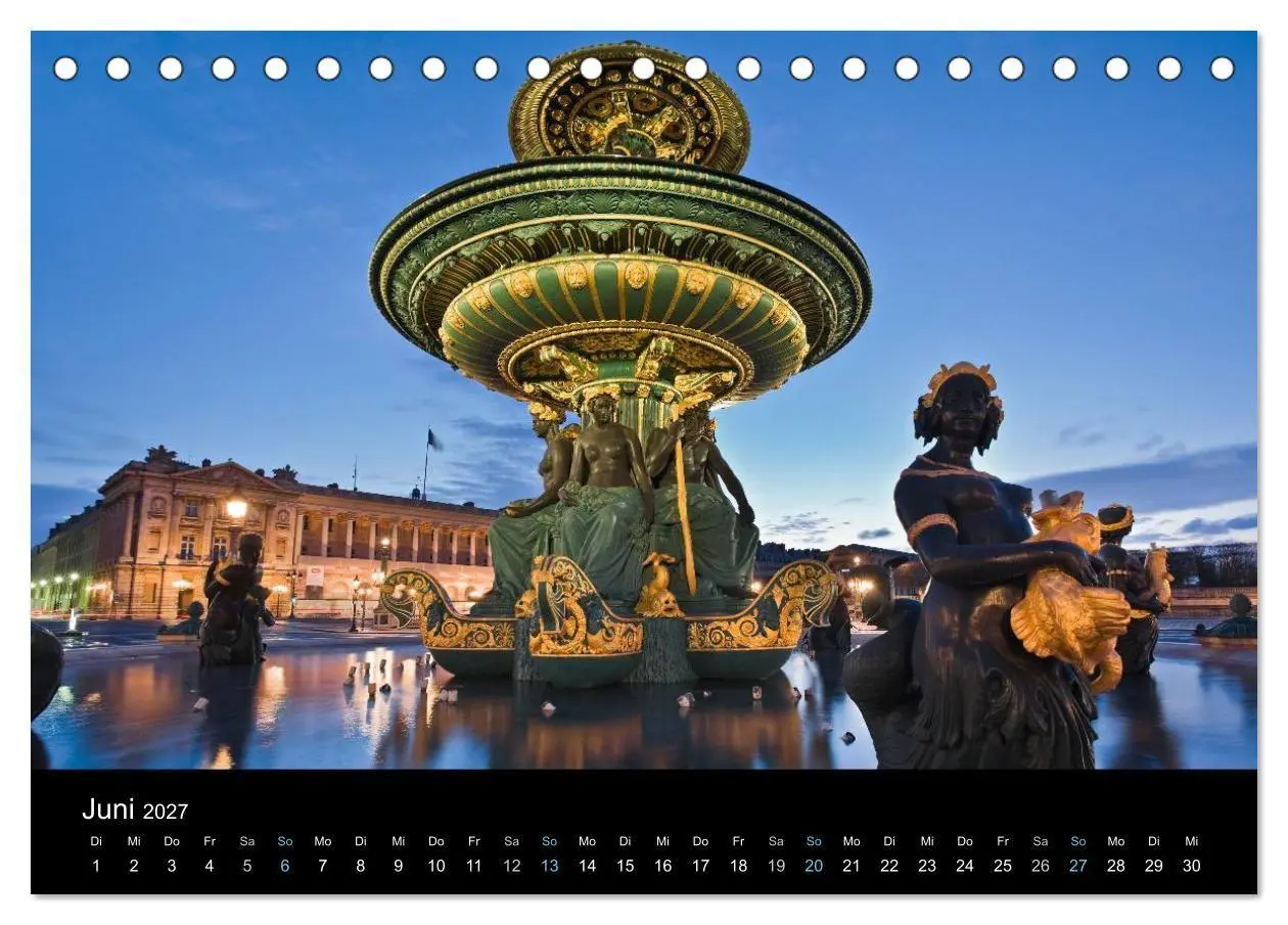Bild: 9783569978850 | Paris bei Nacht 2027 (Tischkalender 2027 DIN A5 quer), CALVENDO...