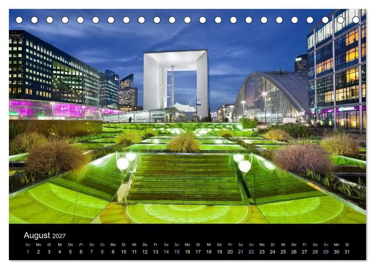 Bild: 9783569978850 | Paris bei Nacht 2027 (Tischkalender 2027 DIN A5 quer), CALVENDO...