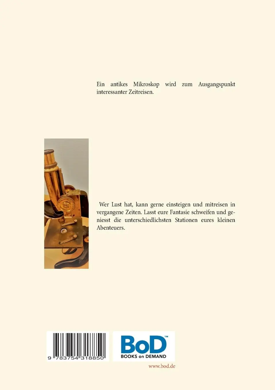 Rückseite: 9783754318850 | Mein Mikroskop | Marius Erlebniswelt | Jürgen Rabe | Taschenbuch