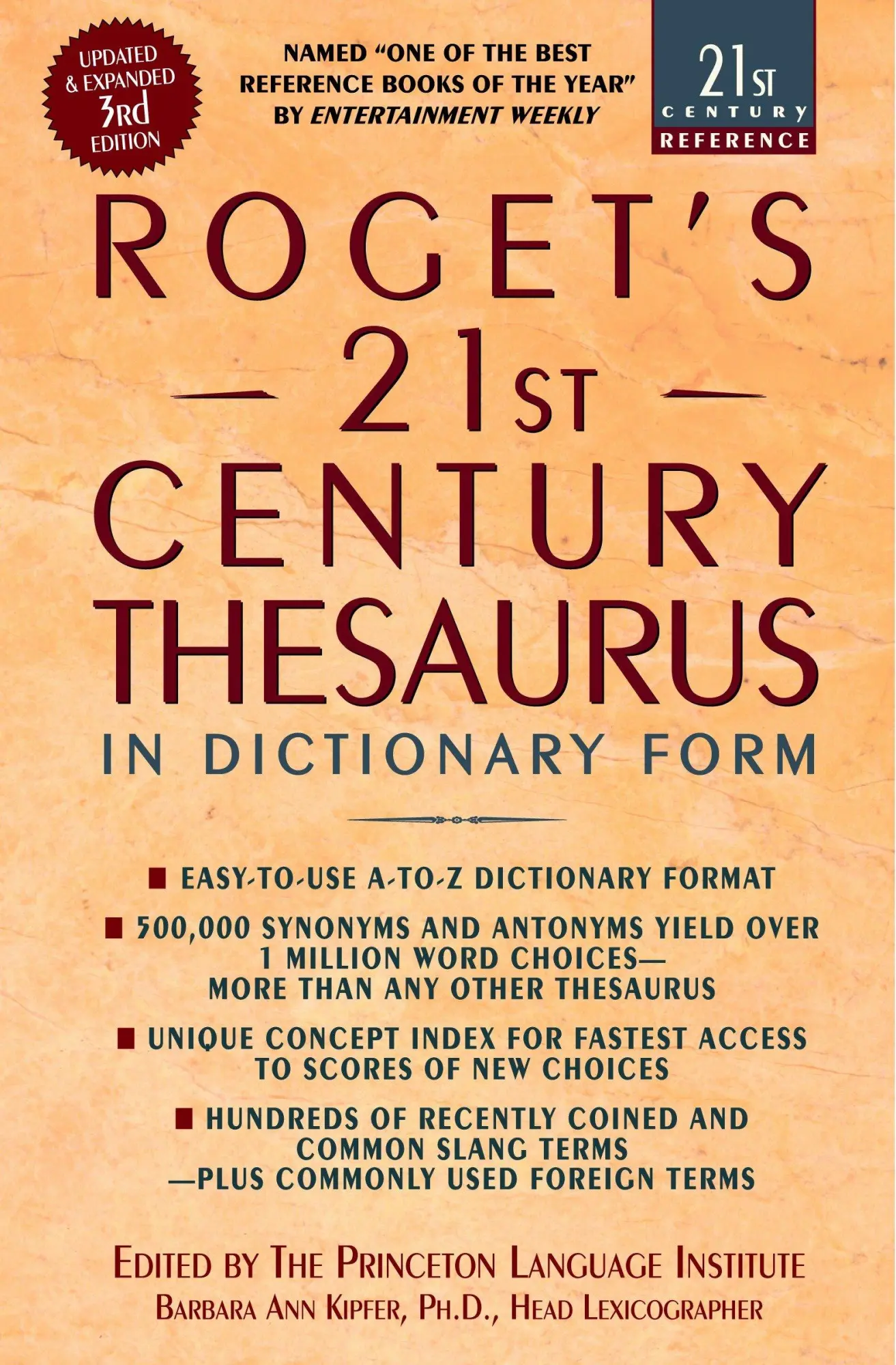 Cover: 9780385338950 | Roget's 21st Century Thesaurus | In Dictionary Form | Kipfer | Buch