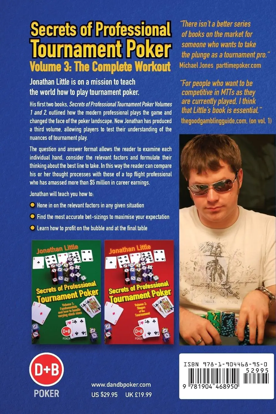 Rückseite: 9781904468950 | Secrets of Professional Tournament Poker | Jonathan Little | Buch
