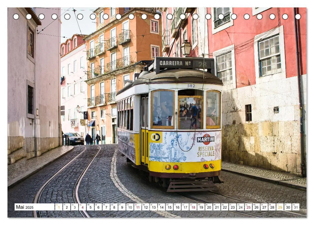 Bild: 9783435078950 | Das atemberaubende Lissabon (Tischkalender 2025 DIN A5 quer),...