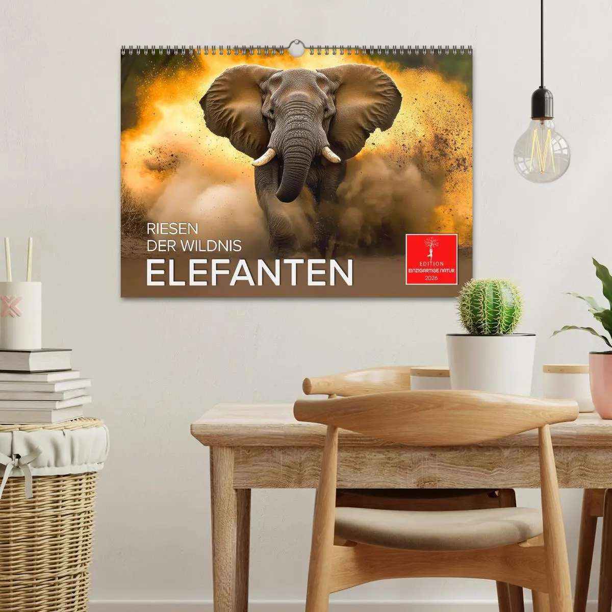 Bild: 9783457308950 | Elefanten - Riesen der Wildnis (Wandkalender 2026 DIN A3 quer),...