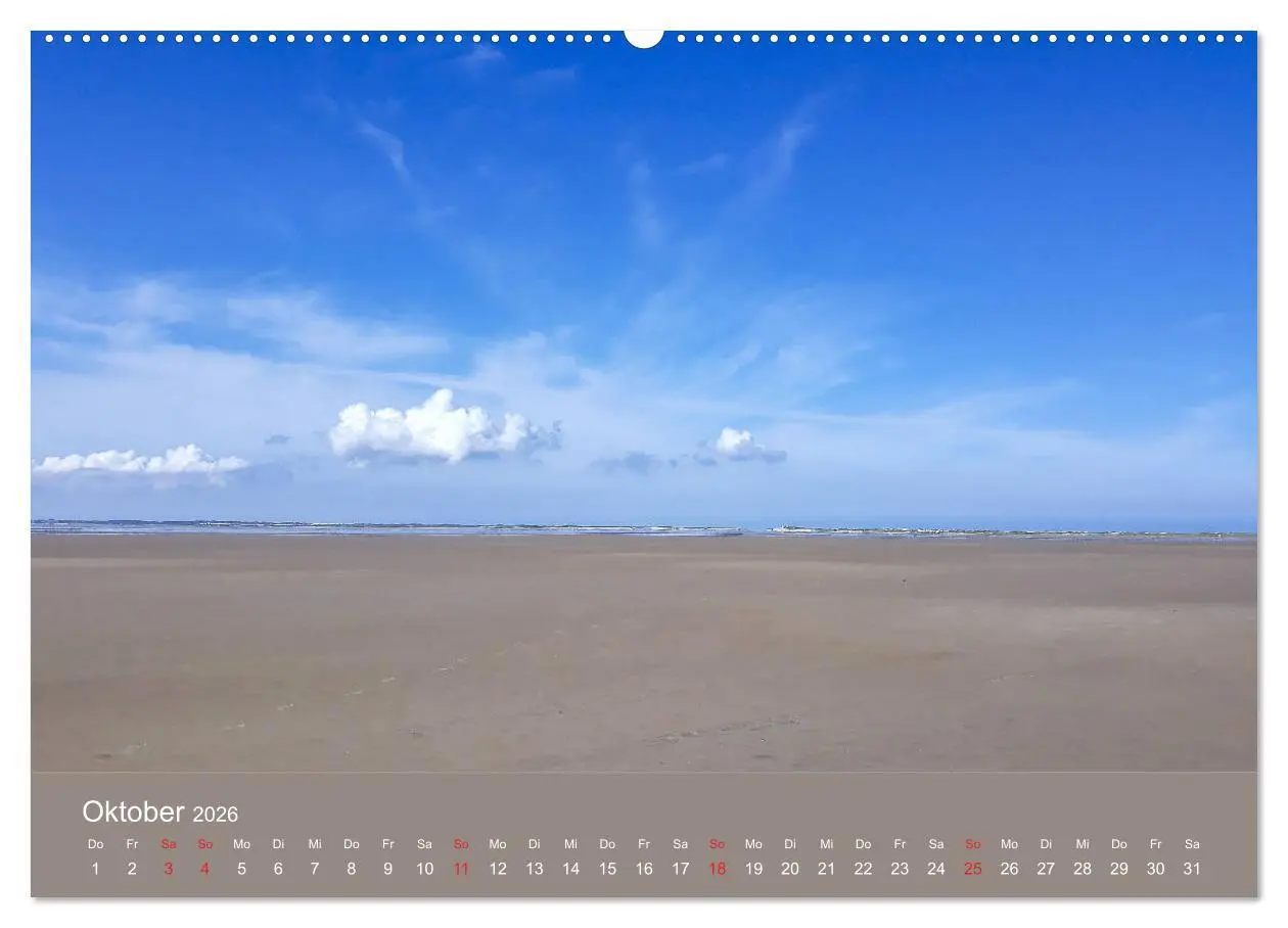 Bild: 9783457788950 | Römö - Wasser, Wind und endloser Strand (Wandkalender 2026 DIN A2...