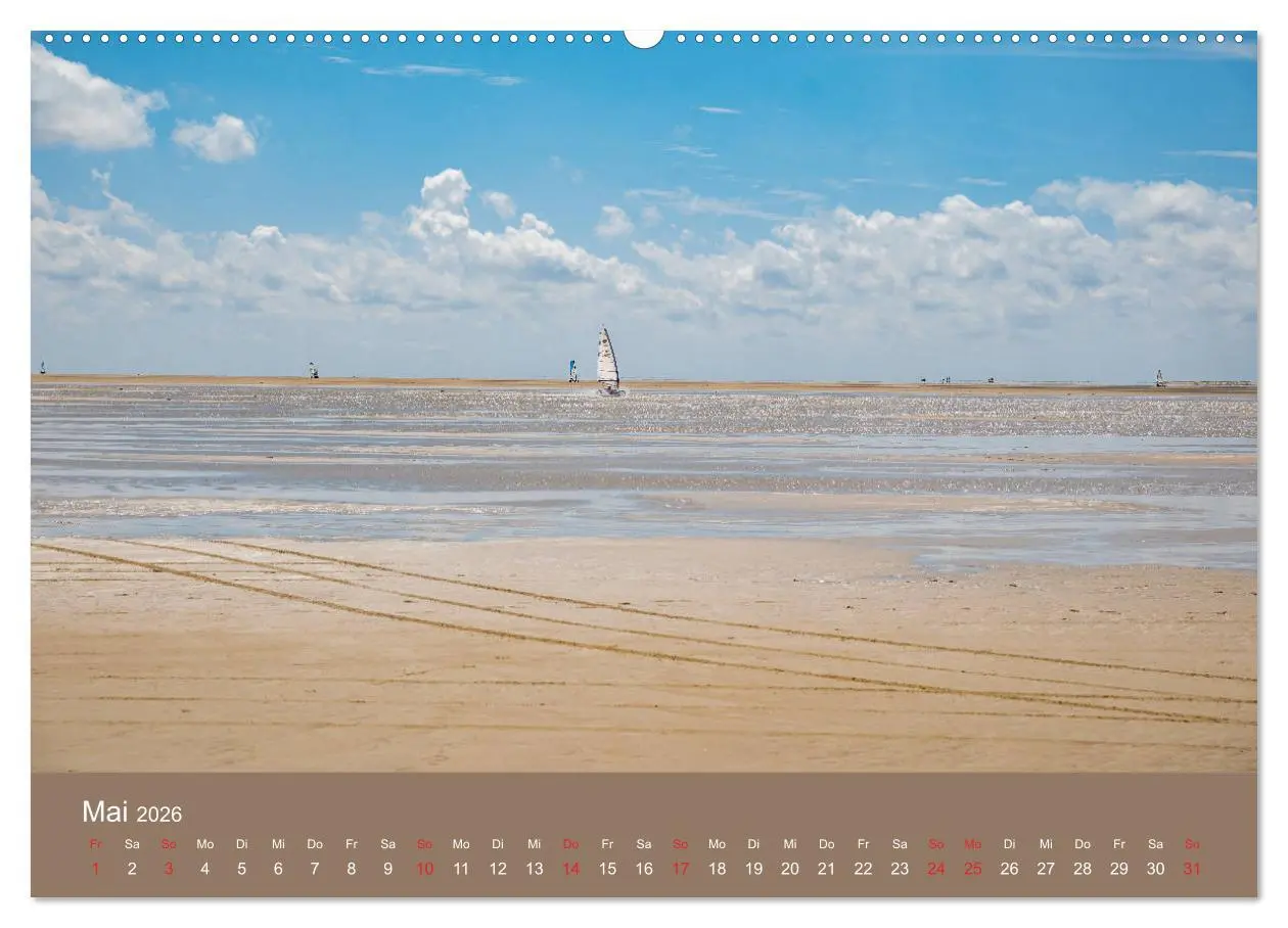 Bild: 9783457788950 | Römö - Wasser, Wind und endloser Strand (Wandkalender 2026 DIN A2...