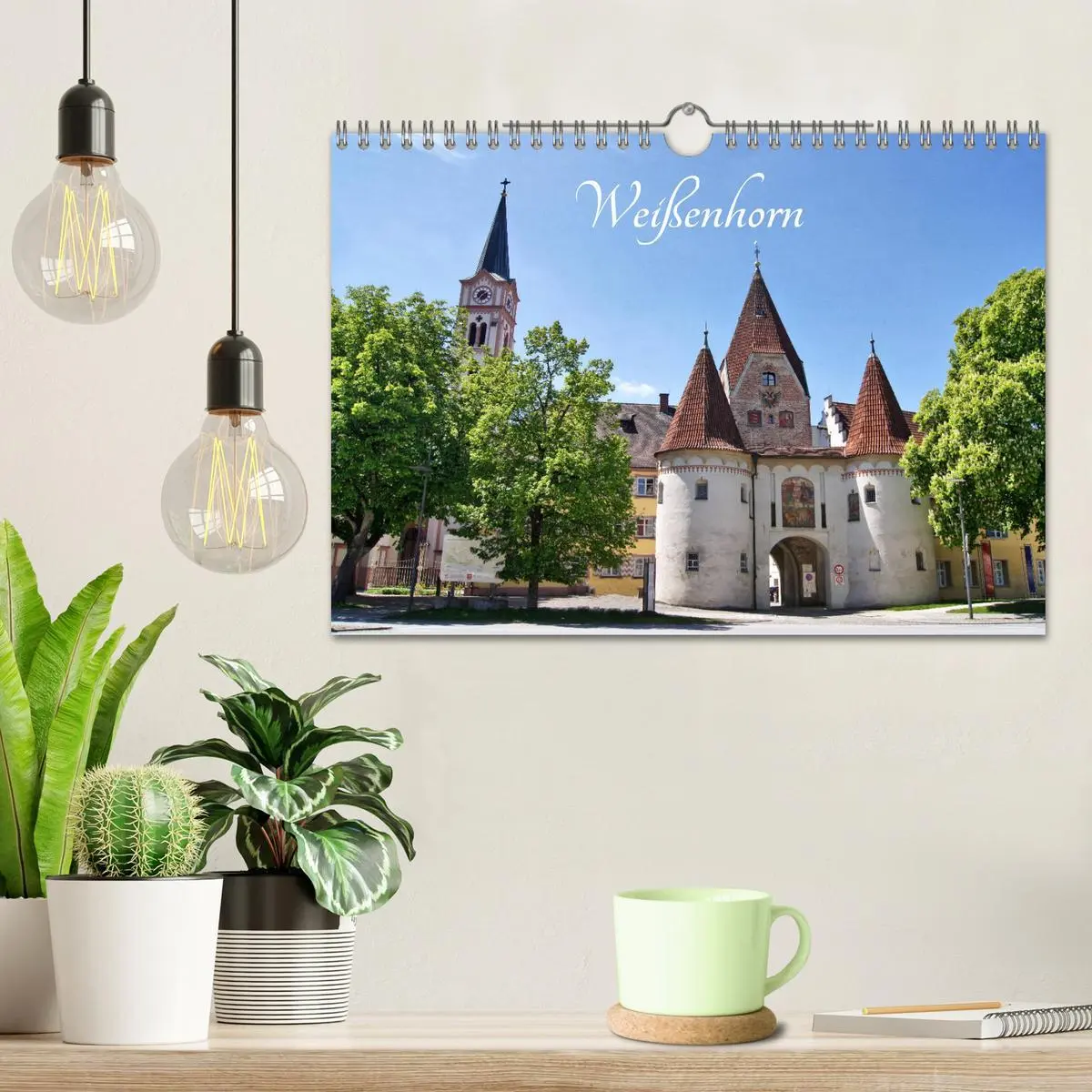 Bild: 9783457858950 | Weißenhorn (Wandkalender 2026 DIN A4 quer), CALVENDO Monatskalender