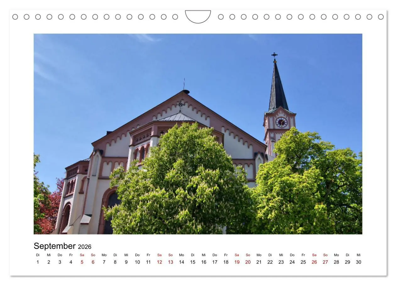 Bild: 9783457858950 | Weißenhorn (Wandkalender 2026 DIN A4 quer), CALVENDO Monatskalender