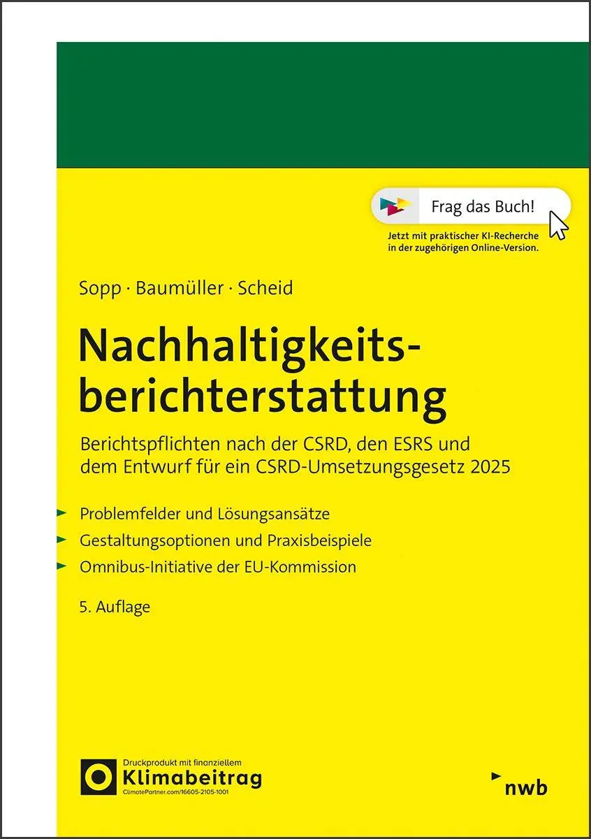 Cover: 9783482678950 | Nachhaltigkeitsberichterstattung | Karina Sopp (u. a.) | Bundle | 2025